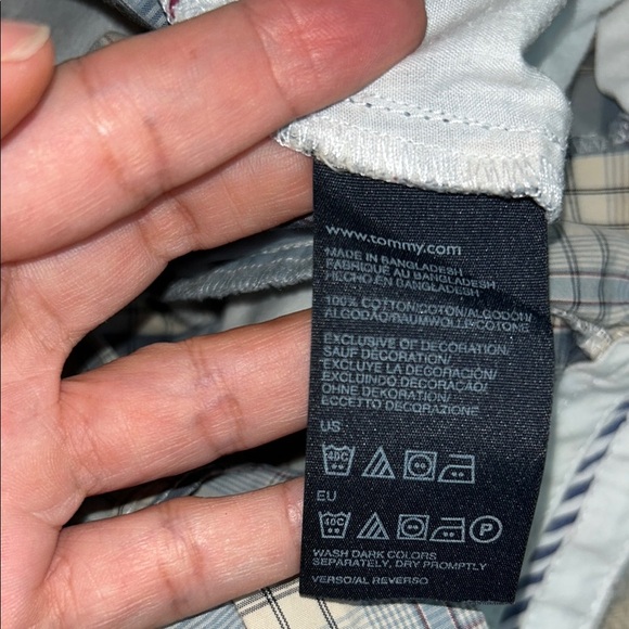 Tommy Hilfiger Striped Shorts in Blue and White - Picture 6 of 6